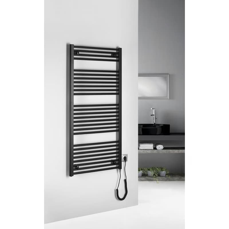 AQUALINE - DIRECT-E elektrické vykurovacie teleso, rovné, 600x1320 600 W, čierna ILE36TB 4