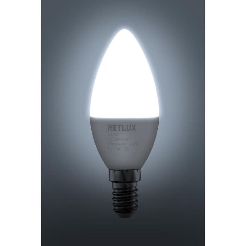 RLL 431 C37 E14 sviečka 8W DL RETLUX 2
