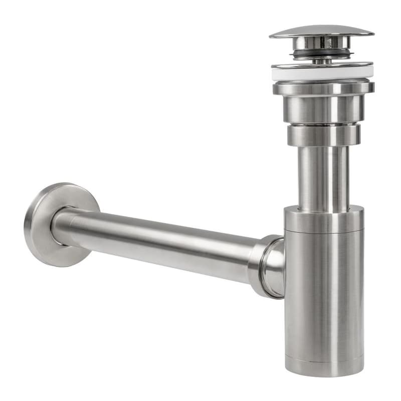 REA Sifon click-clack BRUSH NICKLE INOX 2