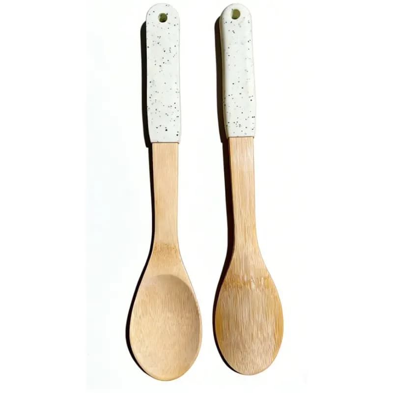 Varecha bambus biela rukoväť 32*6cm ut04232bs17