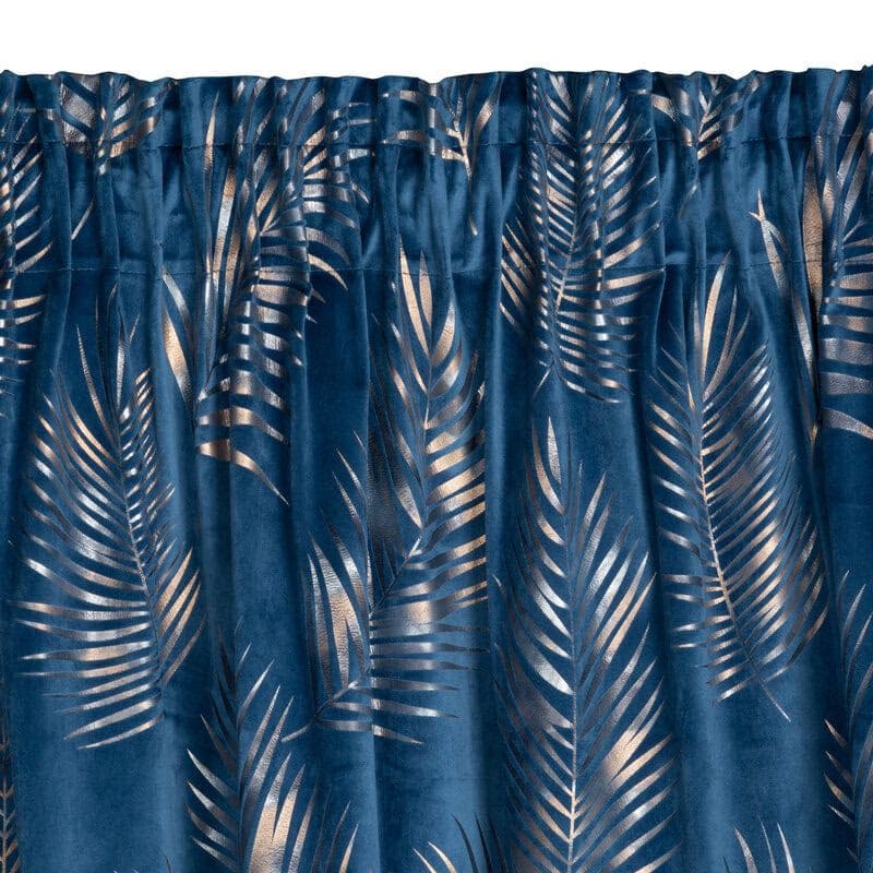 ArtFir Záves GLORIA P | tmavomodrá/šampaň 140 x 300 cm 5