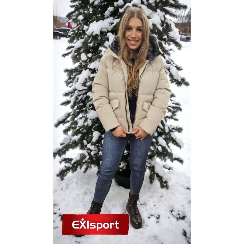 Dámska bunda NORTHFINDER RACHEL-502-beige 2