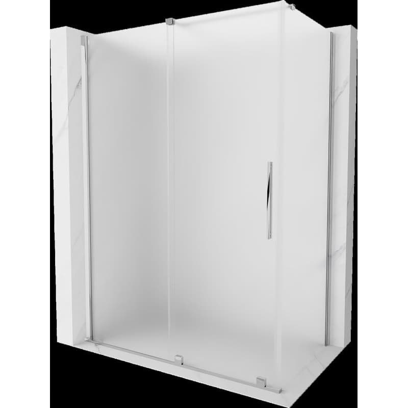 MEXEN/S - Velár sprchovací kút, posuvné dvere 150 x 80, dekor, chróm 871-150-080-31-01 1