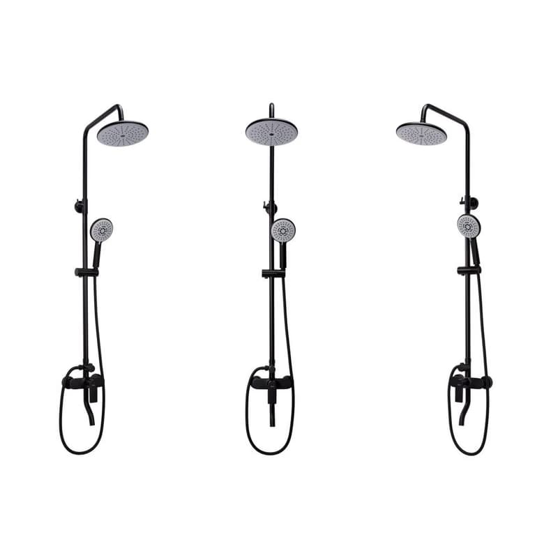 REA REA - Sprchový set s batériou 150mm VERSO čierna REA-P9145 2