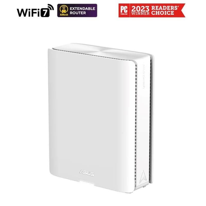 ASUS ZenWifi BQ16 1-pack, WiFi7 Extendable Router, AiMesh, 2x WAN/LAN, 3x LAN, 1x USB 3.0 1