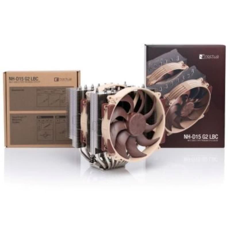 NOCTUA Chladič NH-D15 G2 LBC, 2x 140mm, LGA1851, AM5, hnedá/strieborná 4