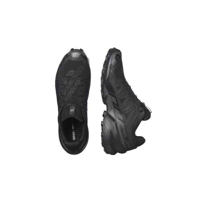 Pánska bežecká trailová obuv SALOMON Speedcross 6 Wide M black black phantom 4