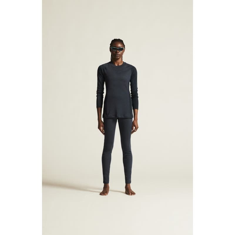 Dámske termoprádlo vrchný a spodný diel CRAFT CORE WARM BASELAYER SET W-375395-Blues DK Navy 2