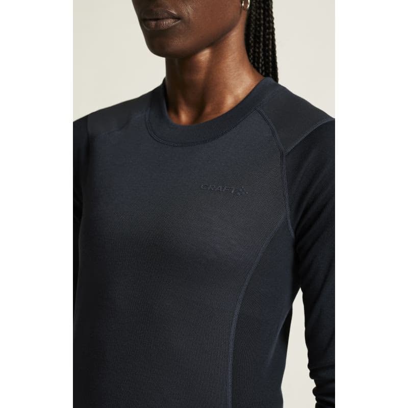 Dámske termoprádlo vrchný a spodný diel CRAFT CORE WARM BASELAYER SET W-375395-Blues DK Navy 4