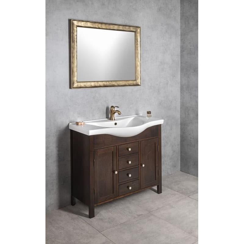 AQUALINE - ZARA 100 keramické umývadlo na nábytok 99,5x46,5cm, biela 10100 4