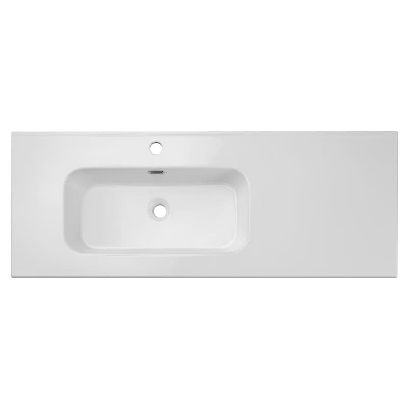 ArtCom Keramické umývadlo GO2 120 L | biely lesk 120 cm 4
