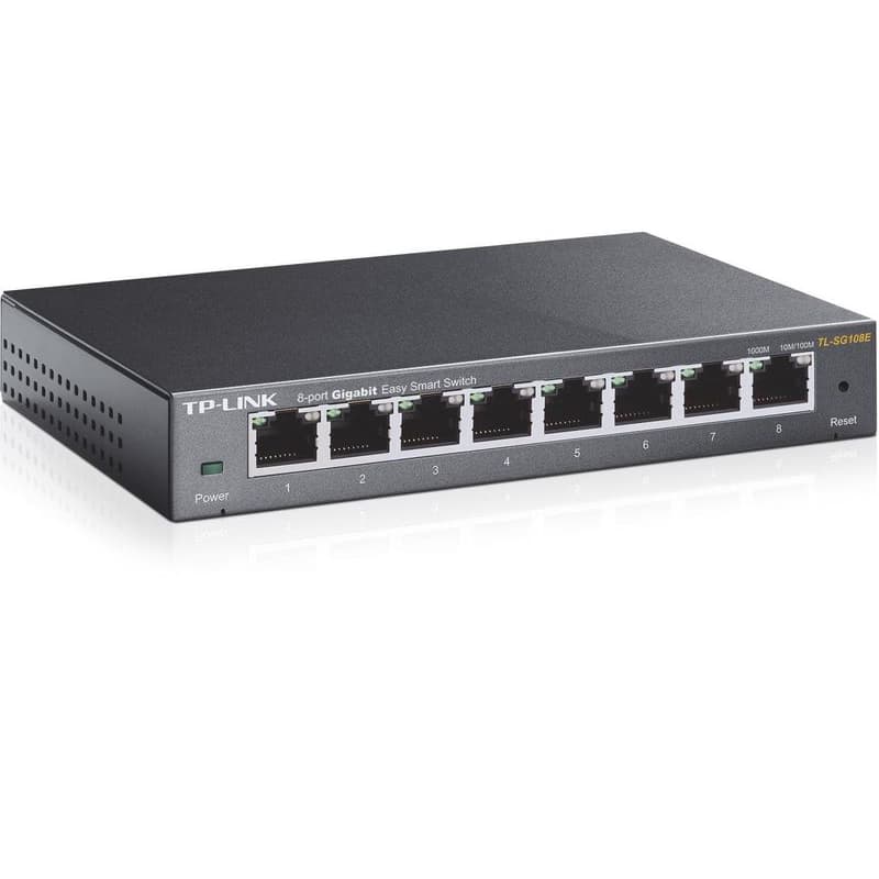 TP-Link TL-SG108E 8x Gb Fanless Easy Smart Switch 1
