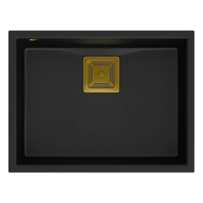 Quadron Quadron - Granitový drez DAVID 50 Black Meď HQD5542U7-C1 5