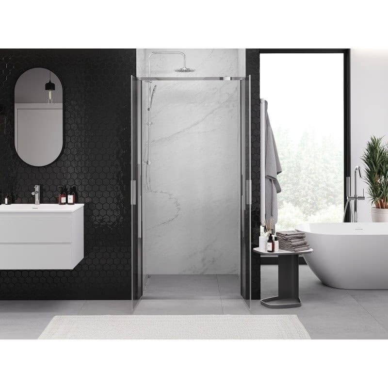MEXEN - Exo sprchové dvere krídlové 70, transparent, chróm 814-070-000-01-00 3