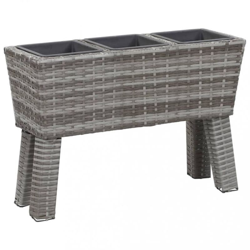 Záhradný kvetináč 72x25x50 cm polyratan Dekorhome 1