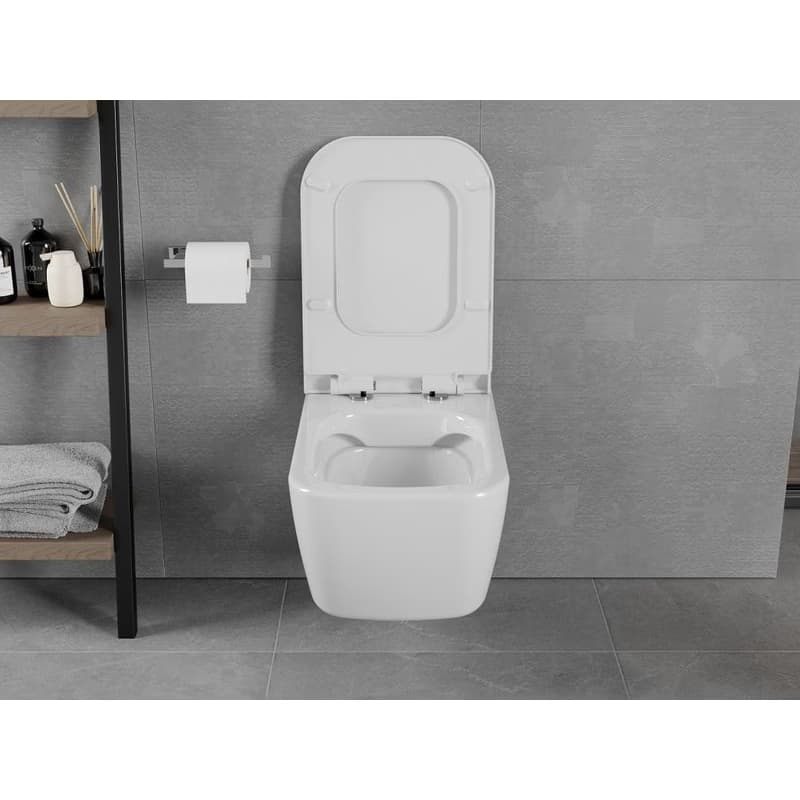 MEXEN/S - ELIS WC misa rimless + sedátko 39070100, biela 30910700 4