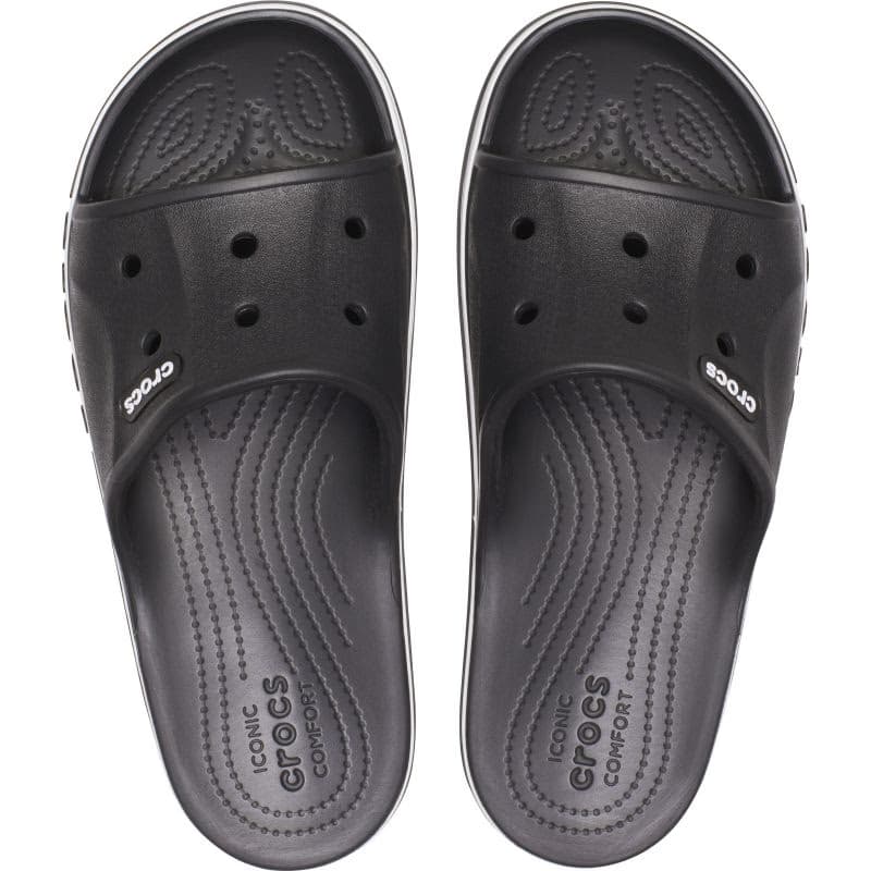 Šlapky (plážová obuv) CROCS Bayaband Slide U black white 2
