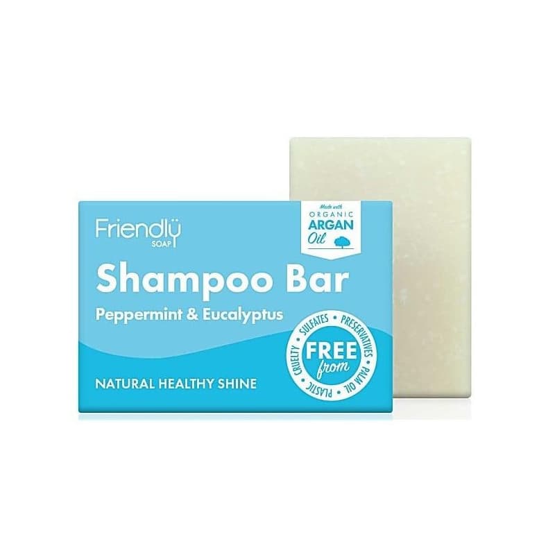 Friendly Soap Prírodné mydlo na vlasy mäta a eukalyptus 95 g