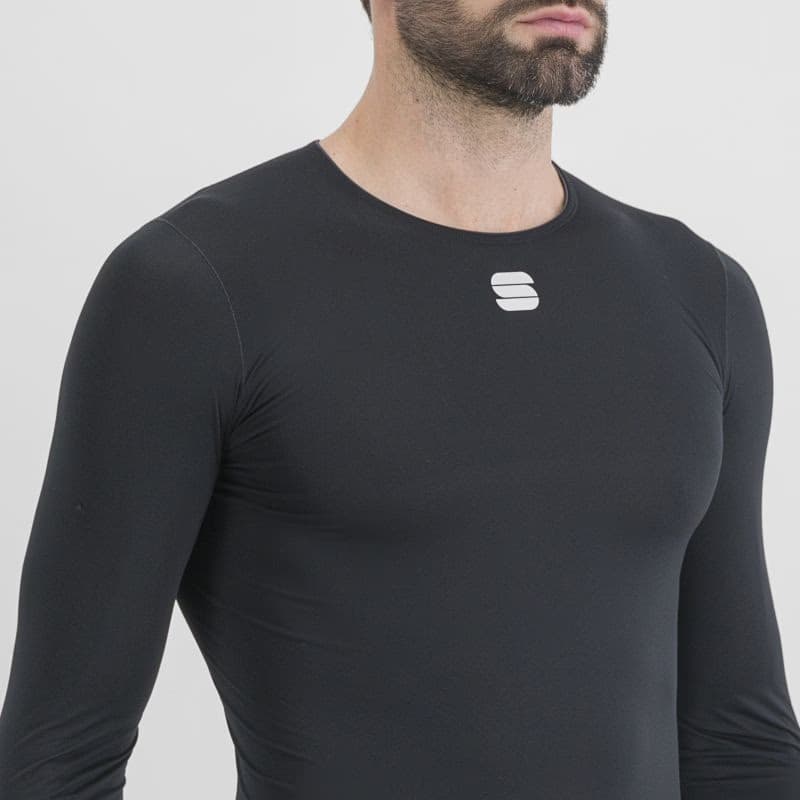 Pánske termo tričko s dlhým rukávom SPORTFUL Midweight layer tee long sleev, black 5