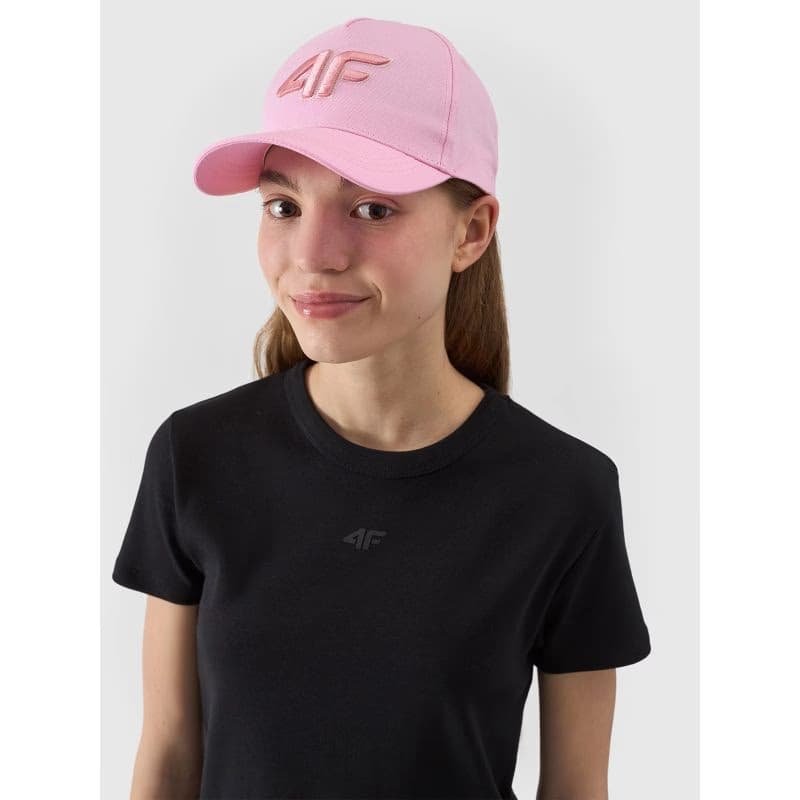 Dievčenská šiltovka 4F JUNIOR BASEBALL CAP-4FJWSS24ACABF246-56S-LIGHT PINK 3