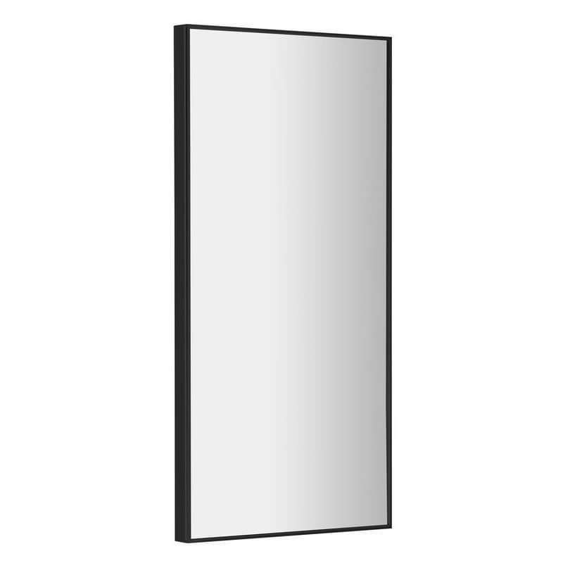 SAPHO - AROWANA zrkadlo v ráme 35x90cm, čierna mat AWB3590 1