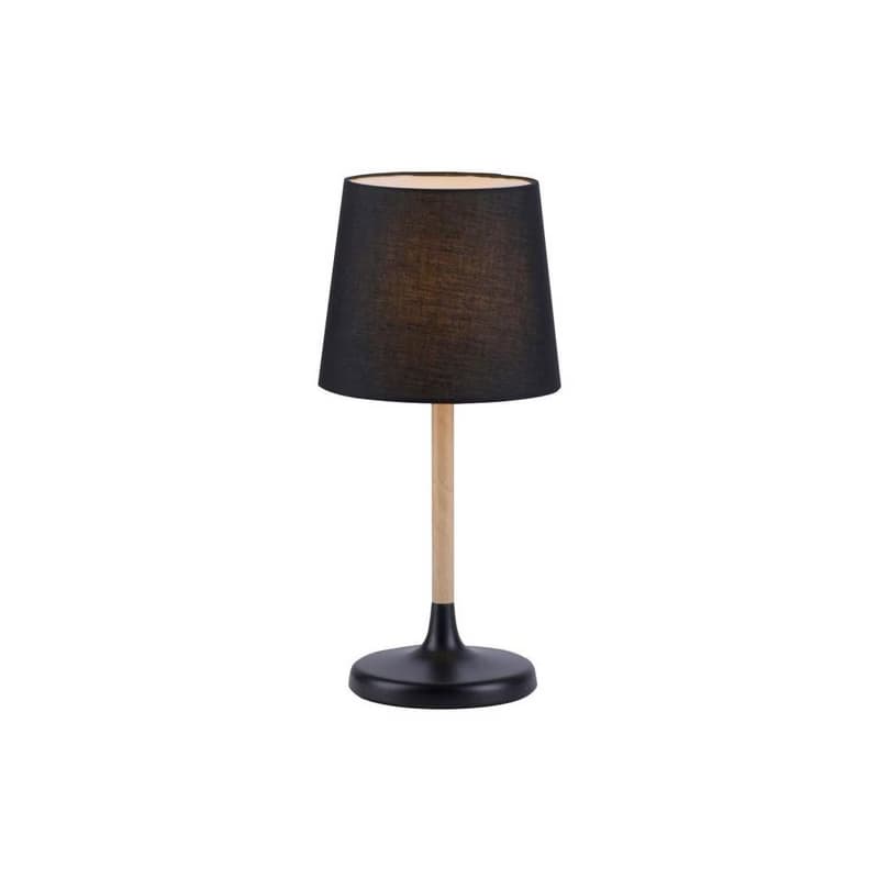 Leuchten Direkt 14423-18 - Stolná lampa NIMA 1xE14/40W/230V čierna 14423-18