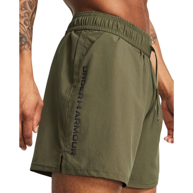 Pánske tréningové kraťasy UNDER ARMOUR UA Tech Woven Wordmark Short-GRN 2