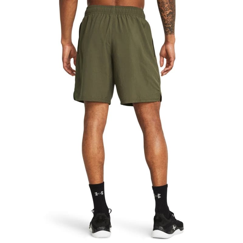 Pánske tréningové kraťasy UNDER ARMOUR UA Tech Woven Wordmark Short-GRN 3