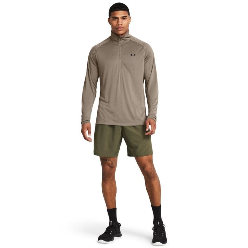 Pánske tréningové kraťasy UNDER ARMOUR UA Tech Woven Wordmark Short-GRN 4