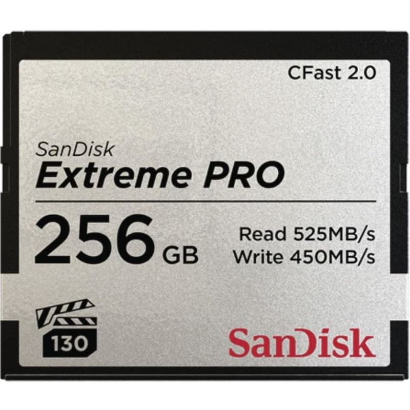 SanDisk CFAST 2.0 256GB Extreme Pro (525 MB/s VPG130) 3
