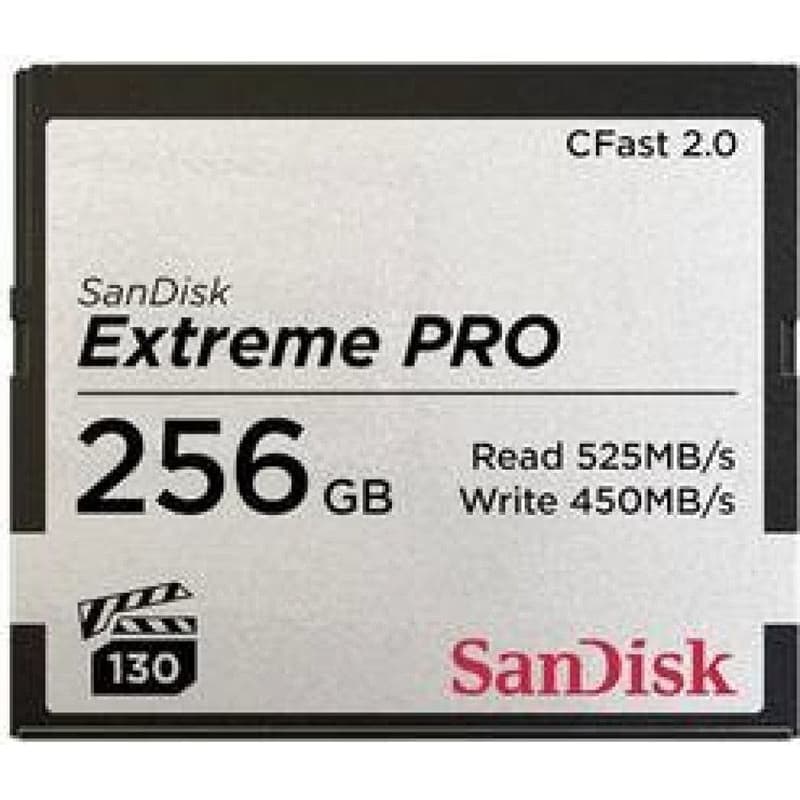 SanDisk CFAST 2.0 256GB Extreme Pro (525 MB/s VPG130) 4