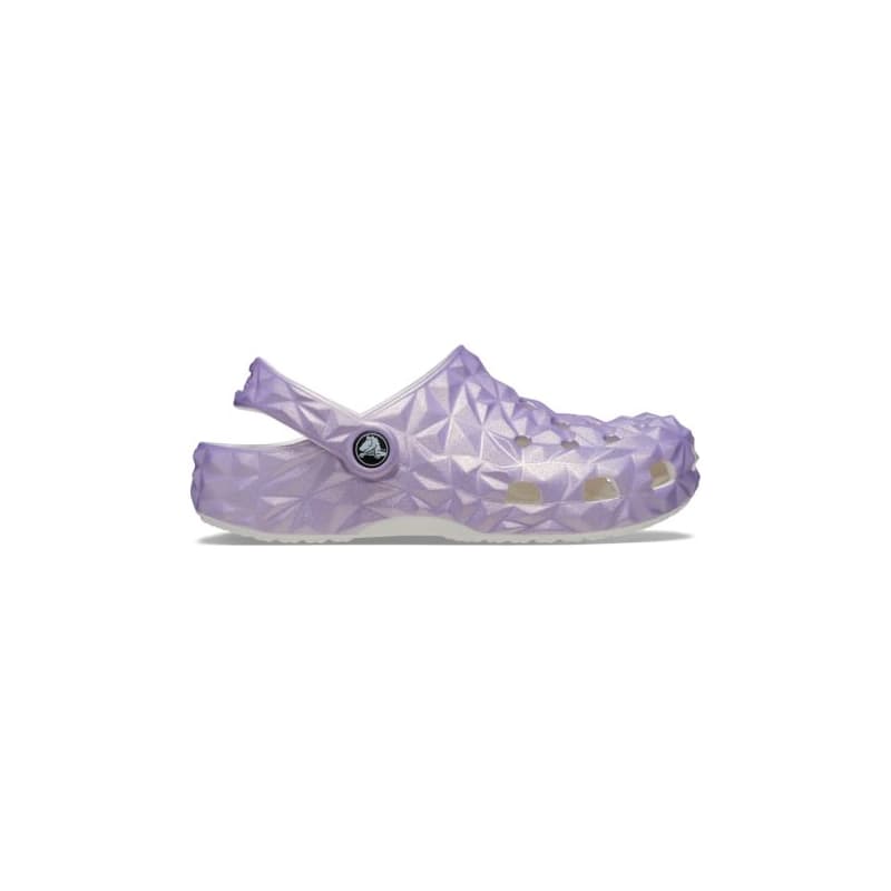 Dievčenské kroksy (rekreačná obuv) CROCS Classic Iridescent Geo CGK white 1