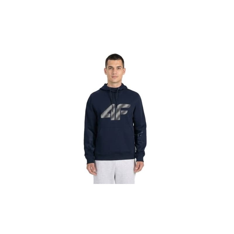 Pánska mikina s kapucňou 4F SWEATSHIRT M2548-31S-NAVY