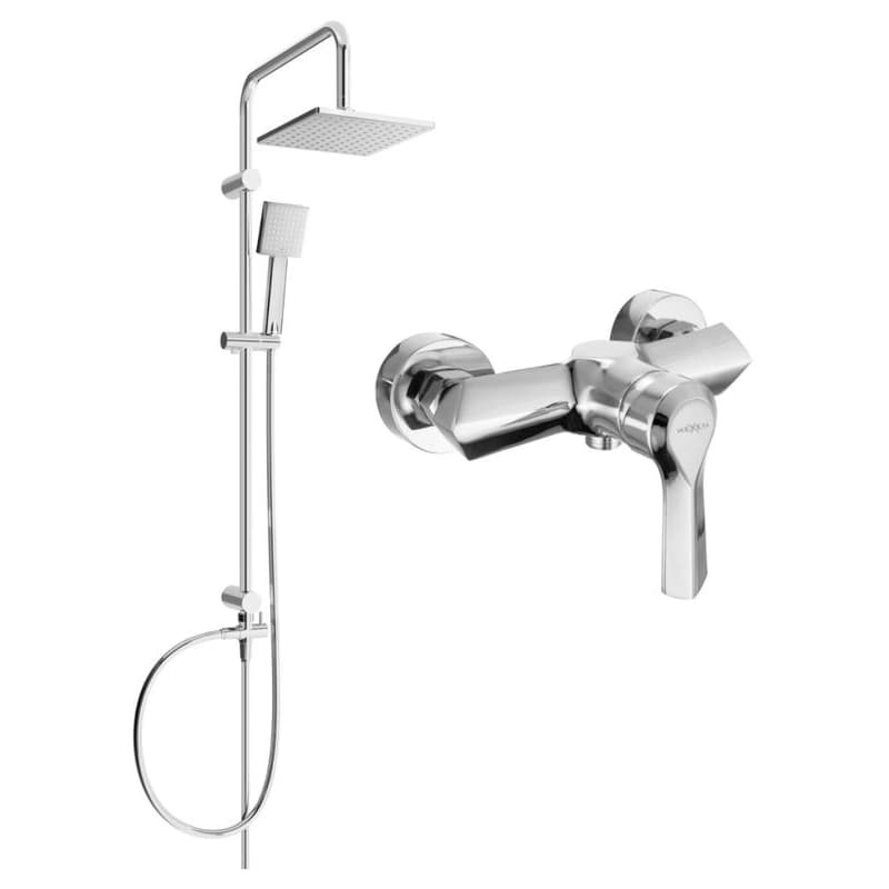 MEXEN/S - Tord sprchový stĺp vrátane sprchovej batérie Sabre, chróm 72140200-00