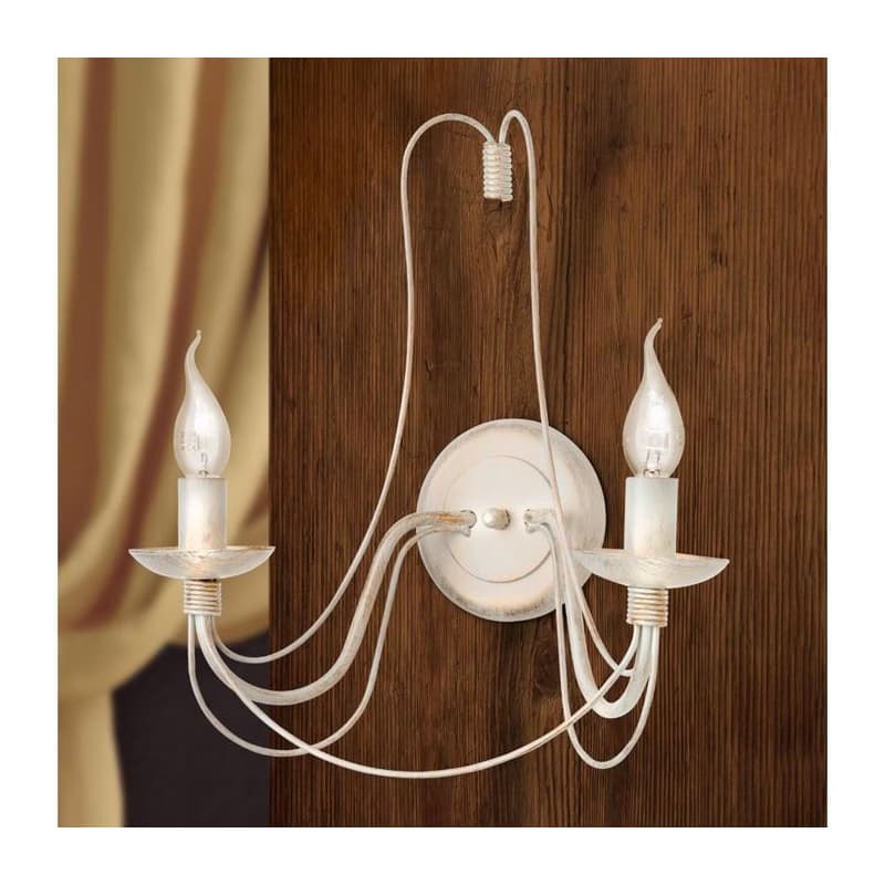 Orion WA 2-809/2 - Nástenná lampa VELA 2xE14/40W/230V biela/zlatá/patina WA 2-809/2 Elfenbein-gold