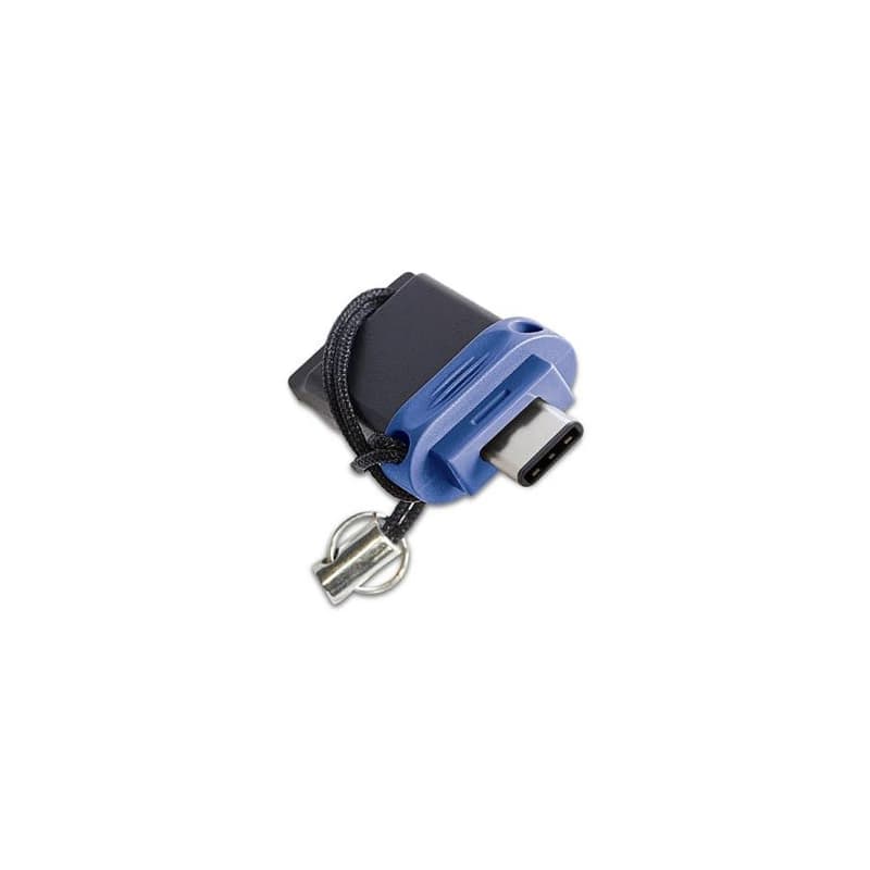 Verbatim USB flash disk OTG, USB 3.0, 64GB, Dual, modrý, 49967, USB A/USB C, s poutkom 3