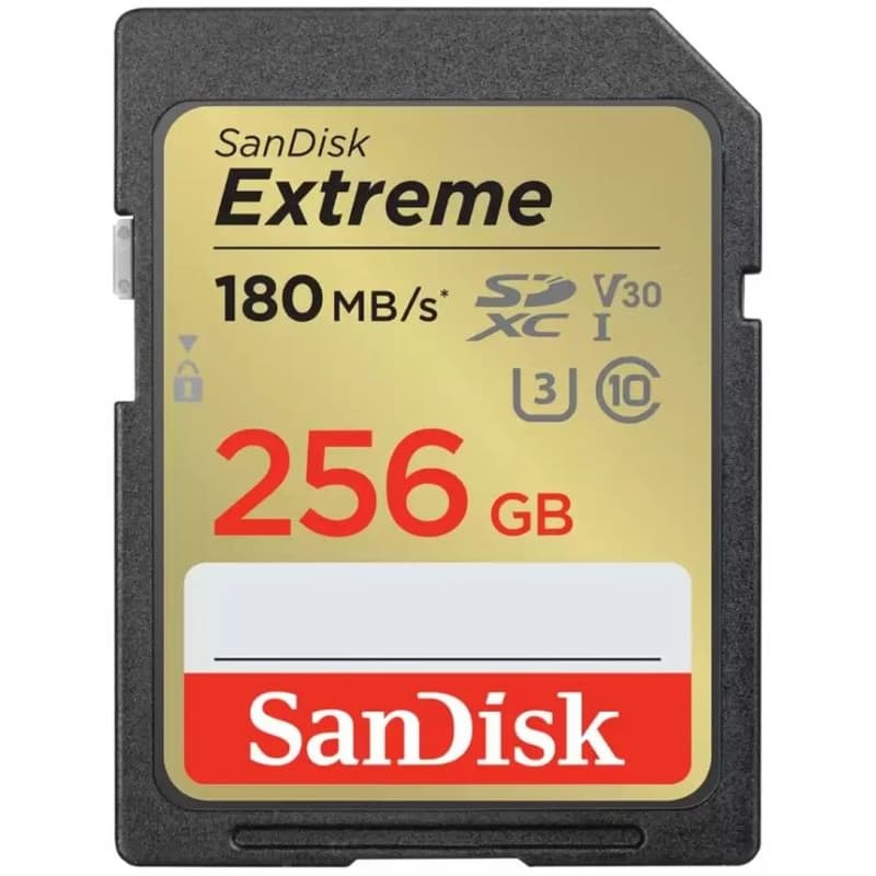 SanDisk SDXC karta 256GB Extreme (190 MB/s Class 10, UHS-I U3 V30) 2