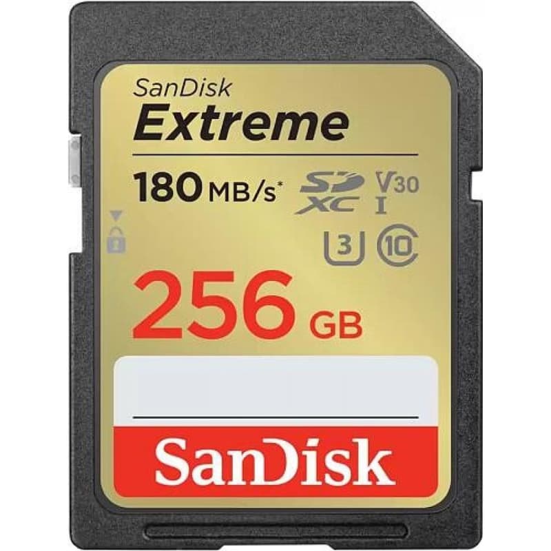 SanDisk SDXC karta 256GB Extreme (190 MB/s Class 10, UHS-I U3 V30) 4