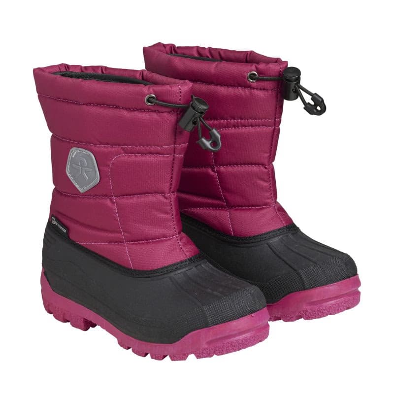 Dievčenské vysoké zimné topánky COLOR KIDS Boots - WP, vivacious 2
