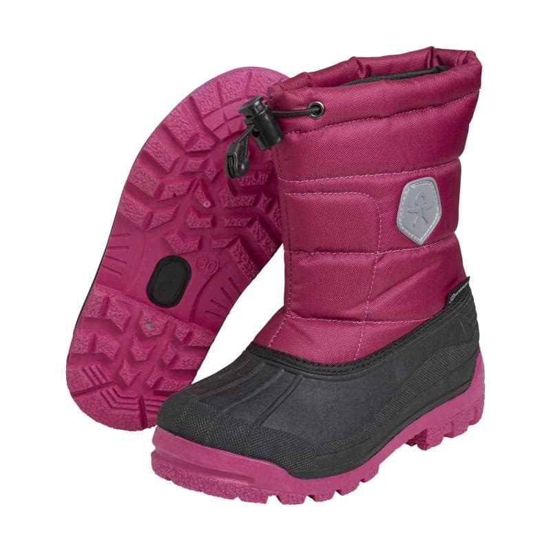 Dievčenské vysoké zimné topánky COLOR KIDS Boots - WP, vivacious 3