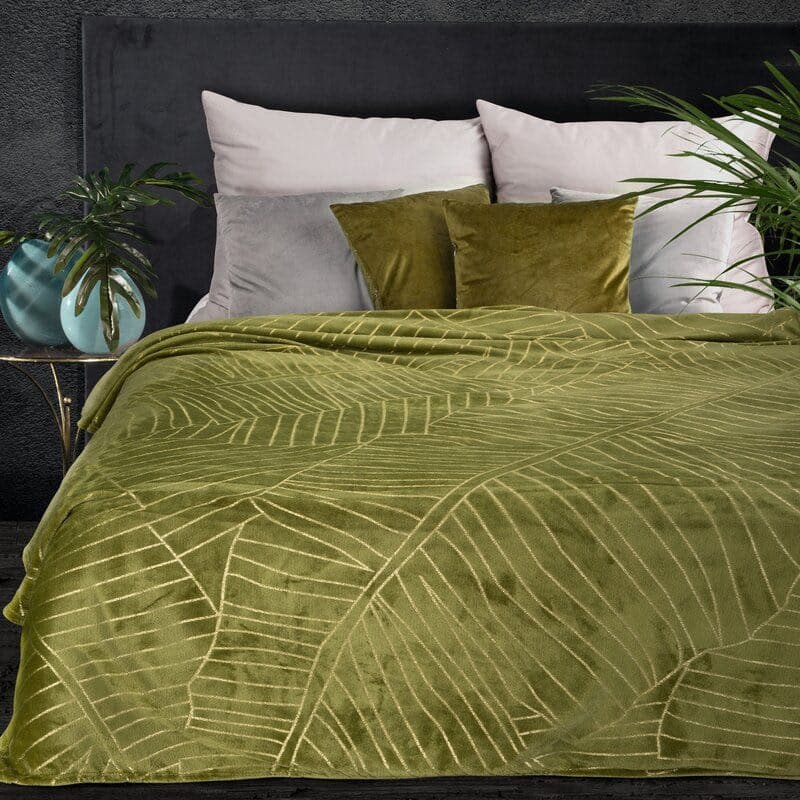 ArtFir Deka LUNA 3 | olivovo zelená 150 x 200 cm