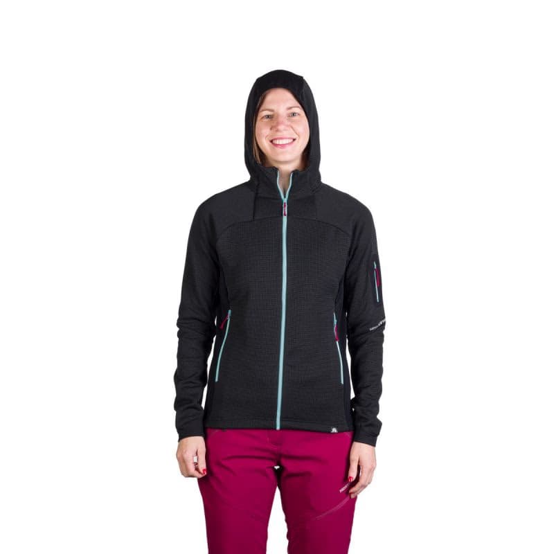 Dámska turistická mikina so zipsom NORTHFINDER DARLA-270blackblack 2