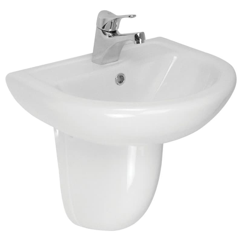 OLSEN SPA - Nástenné umývadlo COMPACT 55 - Polostĺp k umývadlu - Bez, Stĺp k umývadlu - Bez stĺpu OLKGKO04LVB01 2