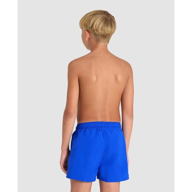 Juniorské plavky ARENA BOYS BEACH SHORT LOGO R Blue 3