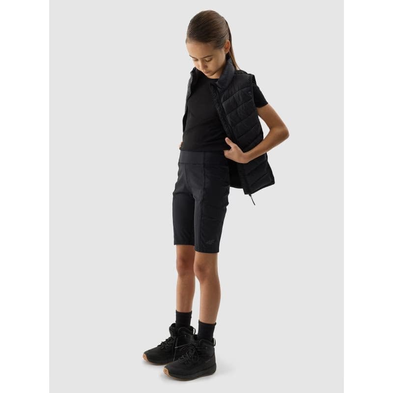 Dievčenské turistické kraťasy 4F JUNIOR SHORTS FNK-4FJWSS24TFSHF436-21S-BLACK 5