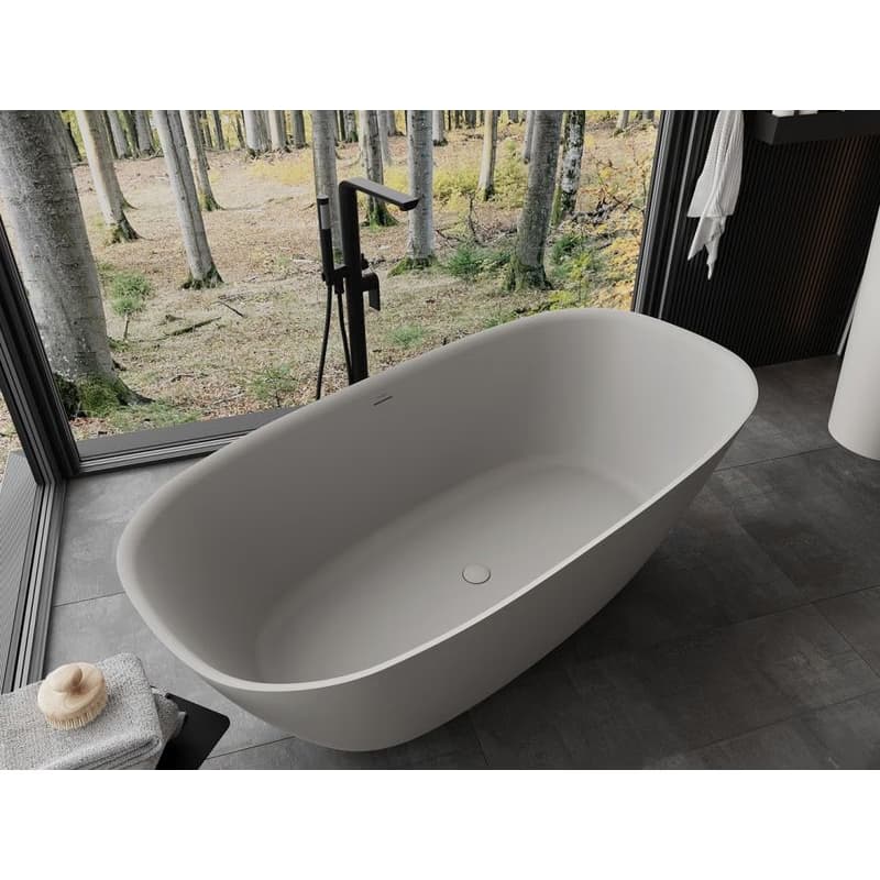 MEXEN - Como voľne stojaca vaňa liaty mramor 170 x 82, betón mat 57311708261 3
