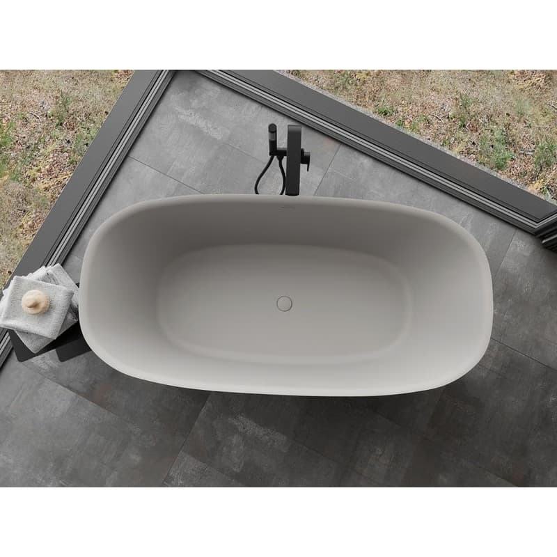 MEXEN - Como voľne stojaca vaňa liaty mramor 170 x 82, betón mat 57311708261 4