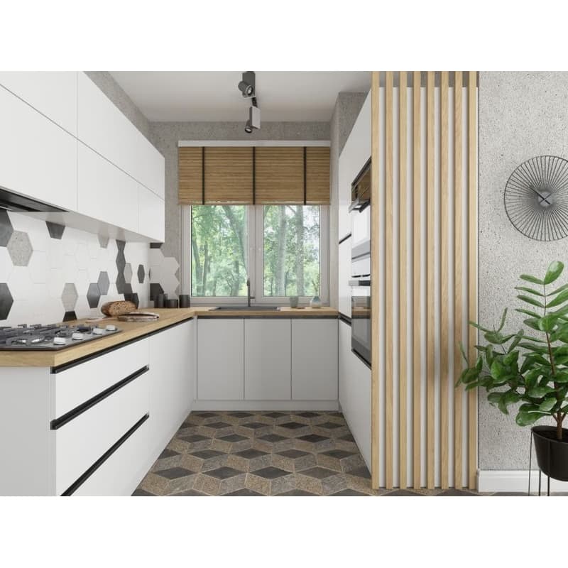 ArtLay Lamelový panel PM1 | čierny podklad Farba: Dub modrý 6