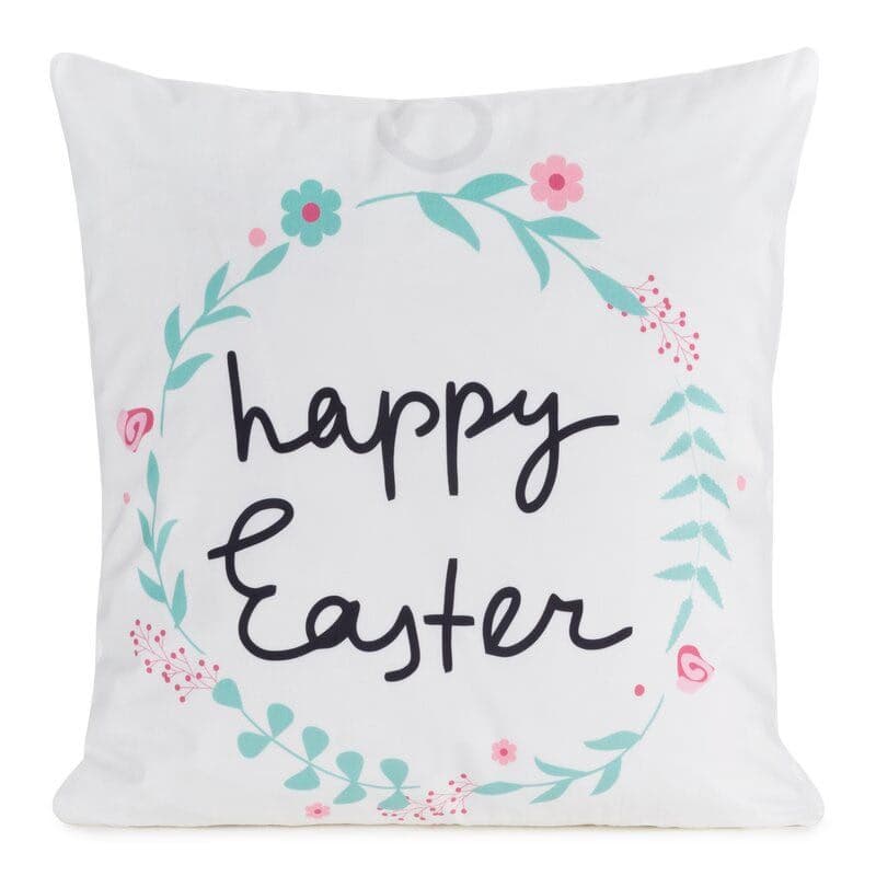 ArtFir Veľkonočná obliečka na vankúš EASTER 4 | biela/čierna 45 x 45 cm 1