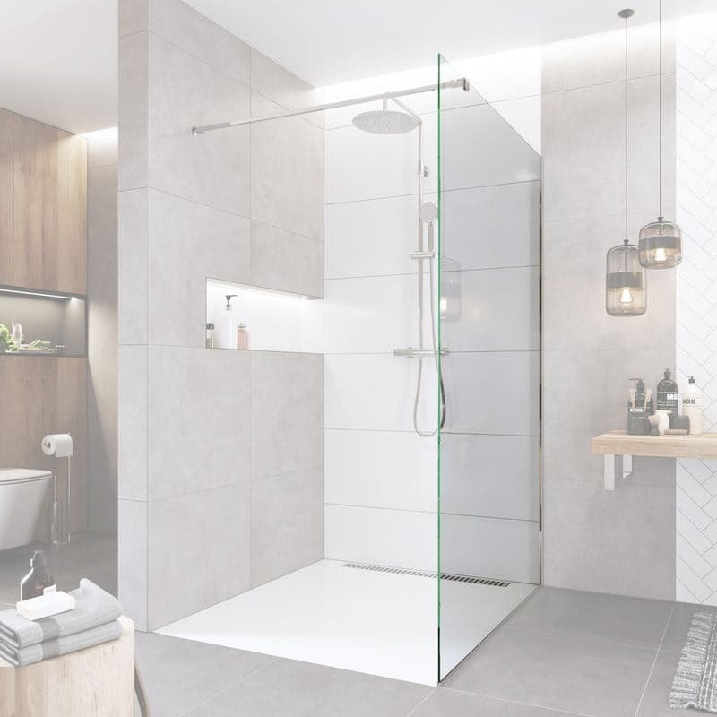 Mereo Novea sklo pre Walk in 65,4 x 200 cm, 8mm, EASY CLEAN CK10600S 1